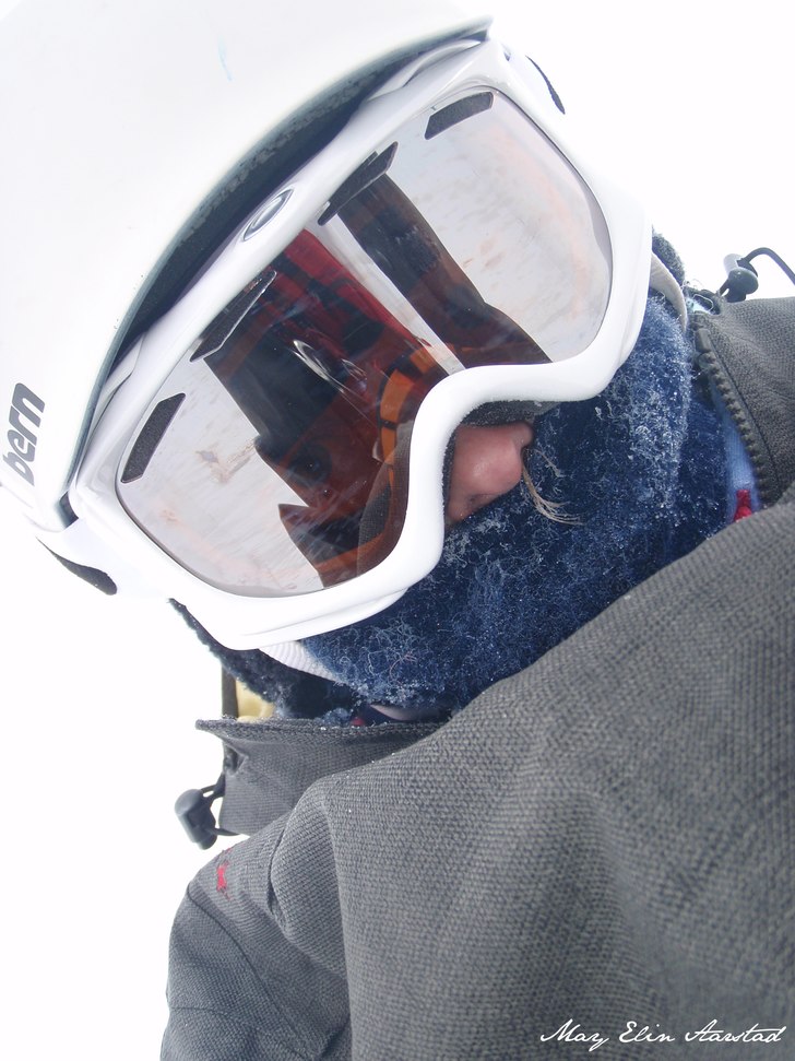 Me at Storwartz, Røros. -22°C this day. Cold day. Foto: May Elin Aarstad. Åkare: May Elin Aarstad.