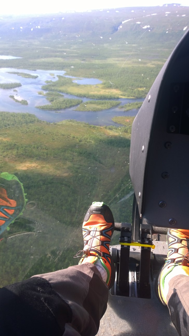 Heli tur till kaitum älven.
