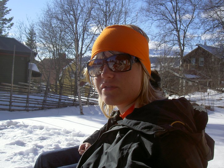 After ski är aldrig fel.. Foto: John Gustafsson. Åkare: Johanna Johansson.