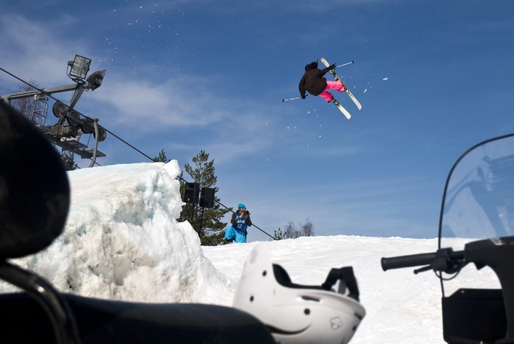 Sista dagen i Kungsberget. Midget shred!. Foto: Magnus Karlsson. Åkare: Axel Östlund.