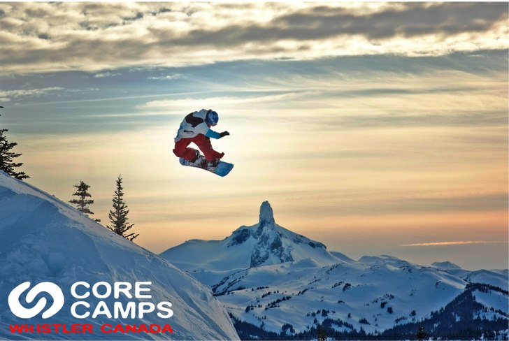 Core Snowboard Camp in Whistler, Canada.