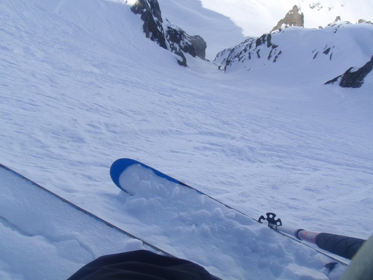 49 graders lutning. Foto: Ted Wennström. Åkare: Ted Wennström.