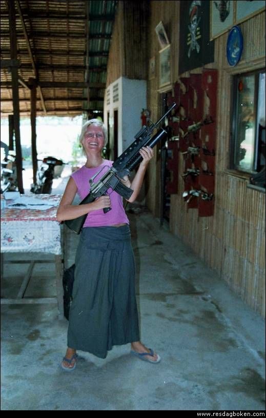 Me and my machinegun!. Foto: Jonas.