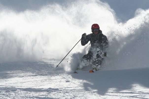 schysst puderdag i puderparadiset stuben... Foto: Peter eklund. Åkare: rasmus mattsson.