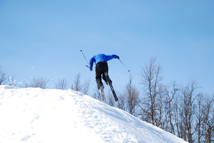 Sjysst utförd 3a. Foto: Carl von Hofsten. Åkare: Fredrik Fasth.