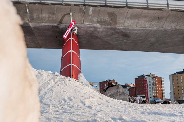 Fs wallride fs 3. Foto: Patrik Löfgren. Åkare: Jonathan Lindhe.