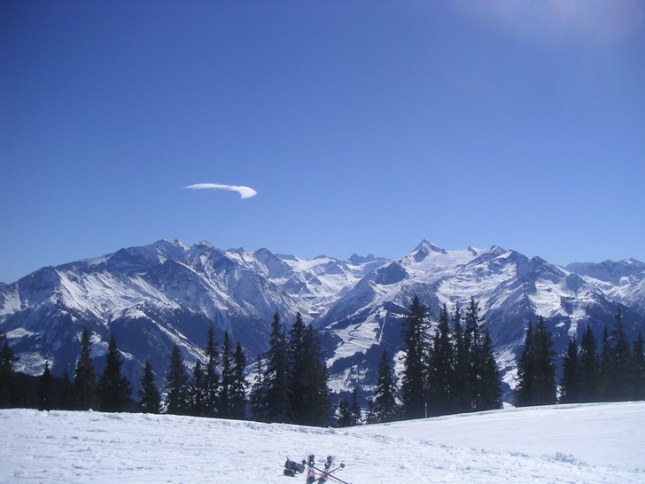 Foto tagit från Zell am See / Schmittenhöhe mot . Foto: Christian Carlsson.
