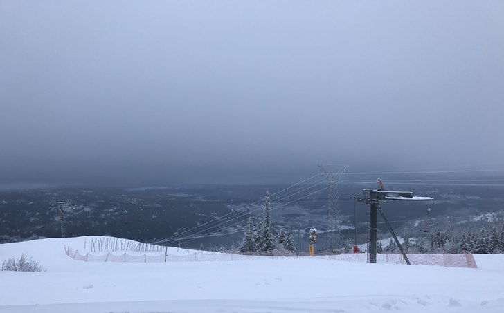 Nysnø, nypreppet og bra forhold!
Vi holder åpent.