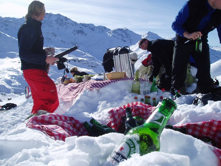 Mr Heineken var också i backen!!. Foto: Emil Torstensson. Åkare: Beer Heineken.
