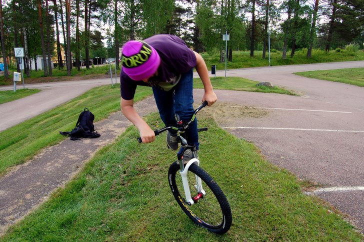 footjam. Foto: Markus Larsson. Åkare: Simon Persson (jag).