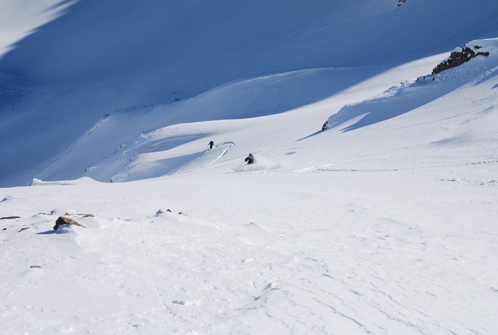 Fin nordsida i Lenzerheide. Foto: Mattias. Åkare: Björn.
