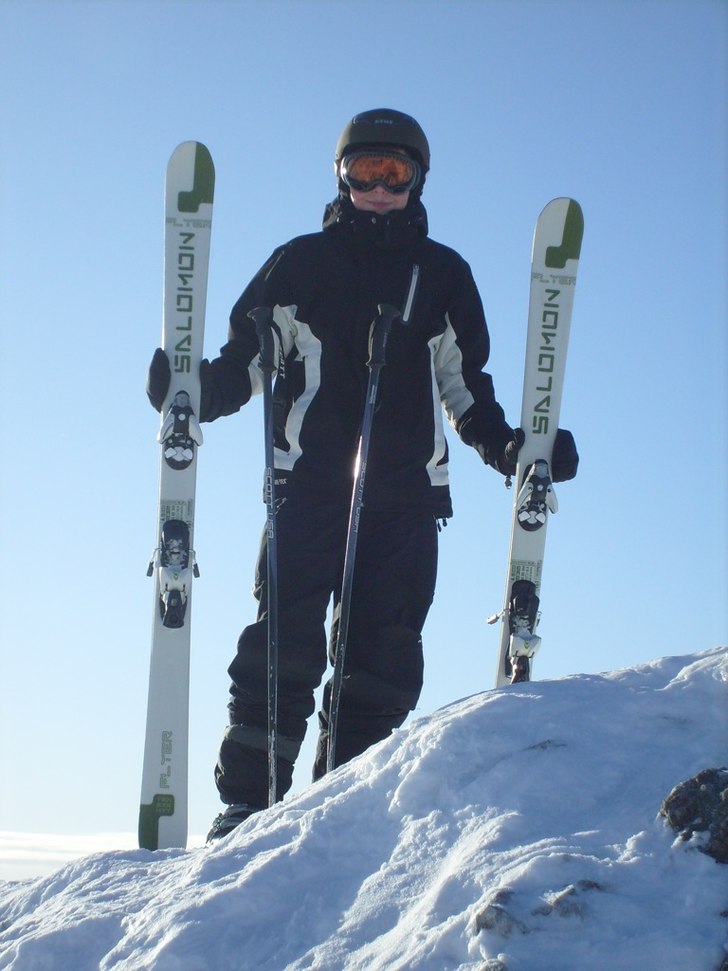 jag på trysils topp!. Foto: rasmus hermansson. Åkare: simon källman.