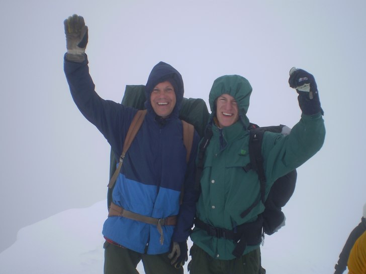 2104 möh. Foto: Lukas Borgemo. Åkare: Jag och Pappa.