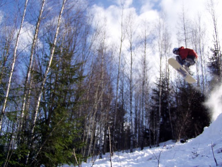 Eksjös feting skidbacke ;). Foto: Anders Martinsson. Åkare: Robert Arrhenius.