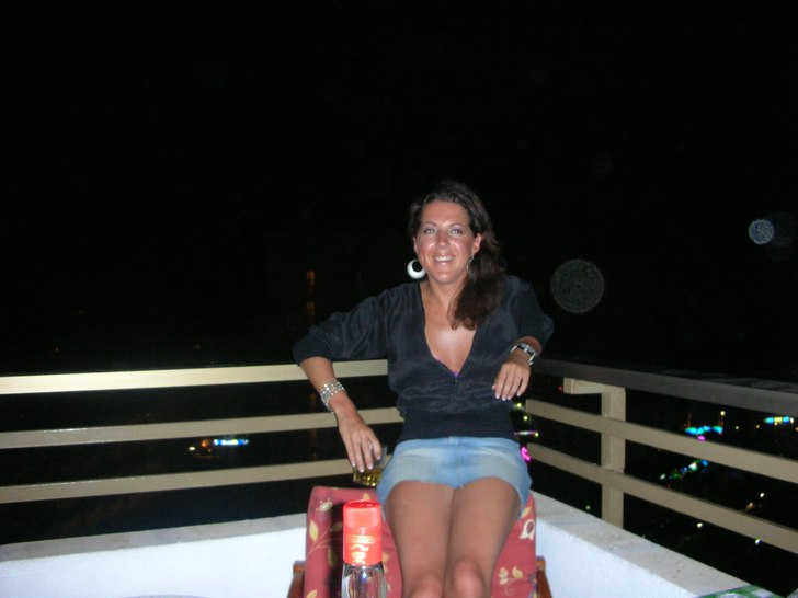 underbar resa i somras med min kära vän johanna. Foto: Johanna J. Åkare: Jag själv på balkongen. Bra åk =).