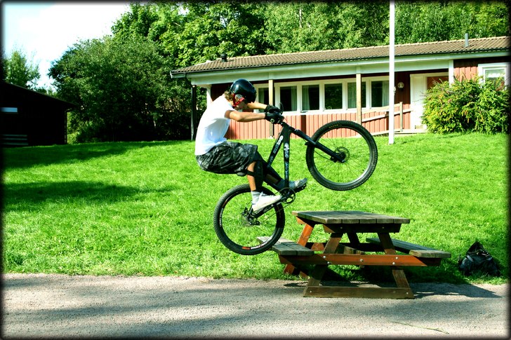 jag gör en liten abubaca . Foto: Joakim croy. Åkare: me.