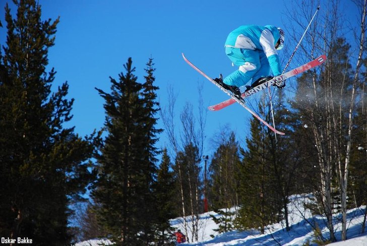 En liten snurr.. Foto: Oskar Bakke. Åkare: Sebastian Johansson.