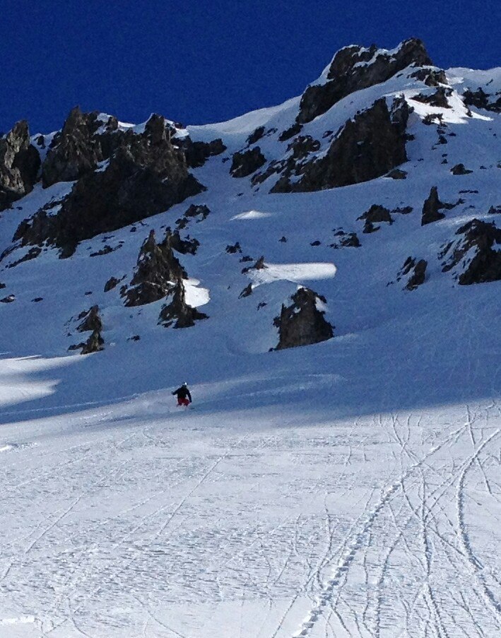 Efter en lite jobbig/skary hike, fick vi lön för.