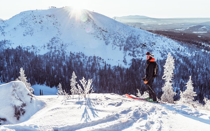 Nordsidan på Hovdefjället syns i bakgrunden.. Foto: Axel Adolfsson.