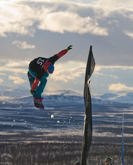 Slopenopen i Kiruna. Foto: Johan Ylitalo. Åkare: vet ej.