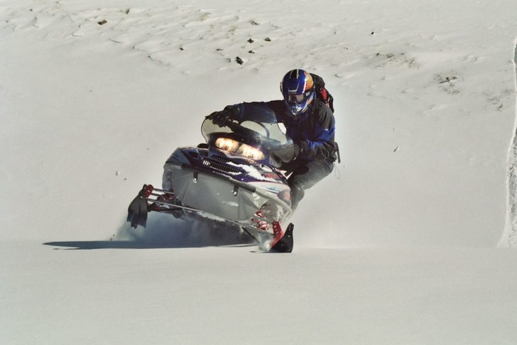 En dag utan skidor - för en gångs skull... Photo. Foto: Mikael Ljunggren. Åkare: Jonas Emilsson.
