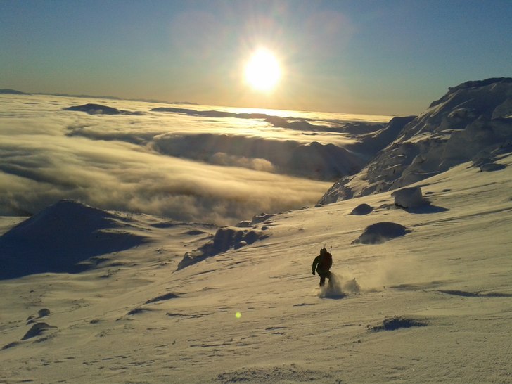 Januari i Jämtland!. Foto: Daniel Skog. Åkare: Jakob Sjödin.