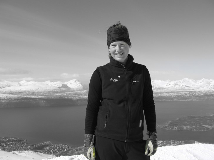 Topptursdag i bra väder i Narvik. Tyvärr fick mi. Foto: Helena Norman. Åkare: Magdalena Lindblom.