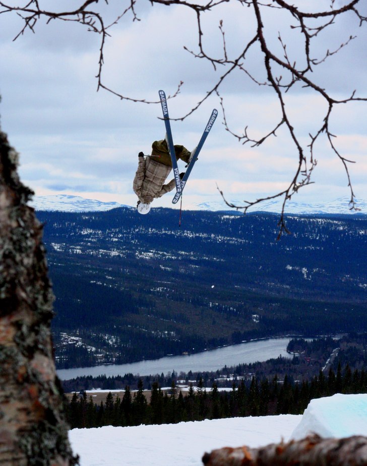SwitchBack av Liljan under Freeride helgens Telia . Foto: Benjamin Johansson. Åkare: Johan Lilja.