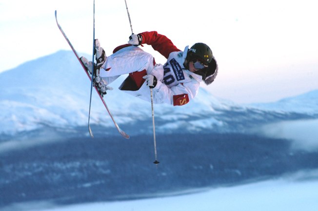 Körde flatspin i Tärna, Leo som fotar. Foto: Leo ngt. Åkare: Tobias Sedlacek.