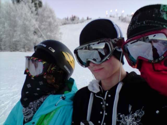 Me nicke och sasse. Foto: nicke.