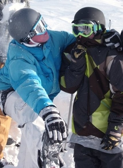 Kärlek mellan två män:P haha. Åkare: Me and kullis!.