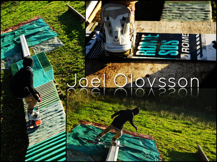 liten photo session på min backyard setup. Foto: Andreas Fridström. Åkare: Joel Olovsson.