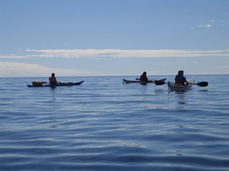 Kan det bli bättre paddlingsväder... Foto: Seth Gustafsson.