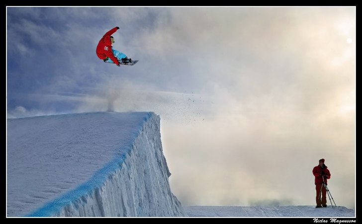 Stod å fotade lite random Åkare i bräcke. Fick . Foto: Niclas Magnusson. Åkare: Joel Andersson.