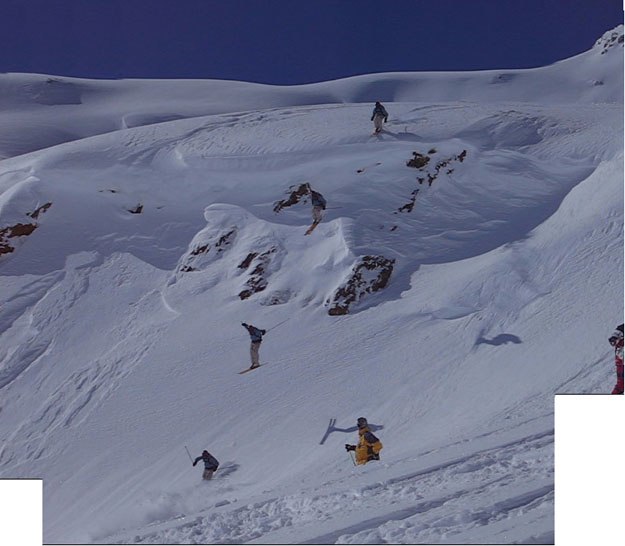 Mitt första försök att använda photoshop. Saxa. Foto: Anne Jordan. Åkare: Fredrik Falkman.