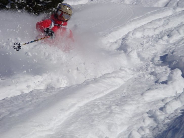 Mycket snö!. Foto: Roger Östergren. Åkare: Leo Waldner.