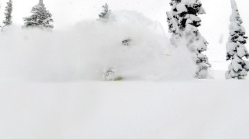 Bra puderdag. Foto: richard flygring. Åkare: Alexander Rutgersson.