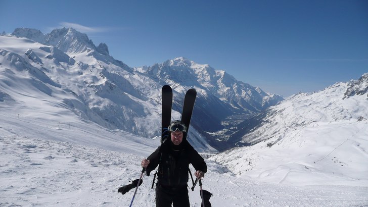 Domaine de Balme, utsikt från Charamillon-sidan �. Foto: Henrik Jonsson. Åkare: Jimmy Havlund.