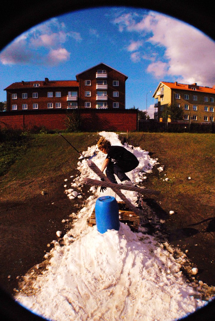 snö premiär. Foto: Fredrik Axelsson. Åkare: Emil Eriksson.