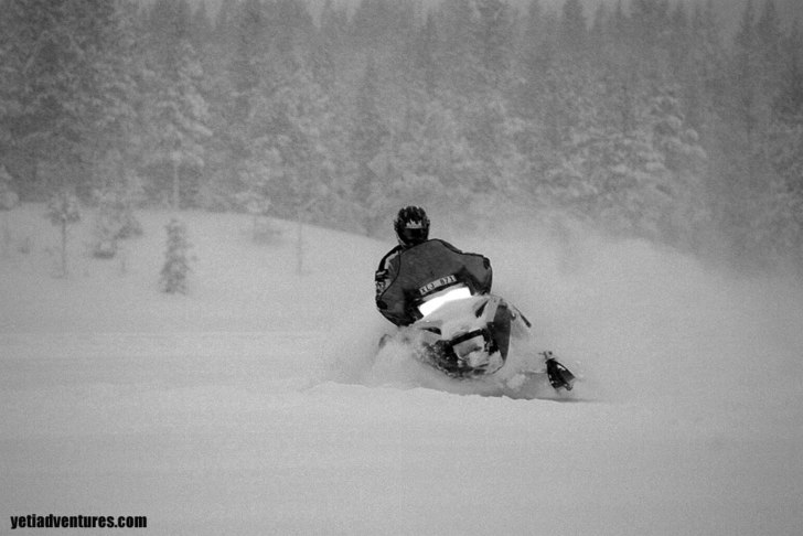 Det är inte ofta man skulle behövt snorkel när . Foto: Jonas Emilsson. Åkare: Anders Jansson.