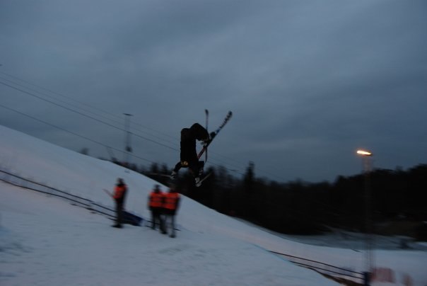 Bra början men dårligt slut . . .. Foto: johan boman. Åkare: victor white.