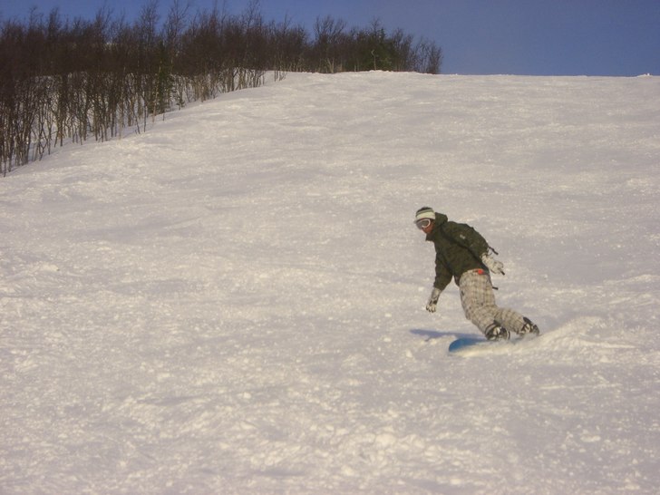 underbar dag i kittelfjäll. Foto: kim larsson. Åkare: leonardo cipriano.
