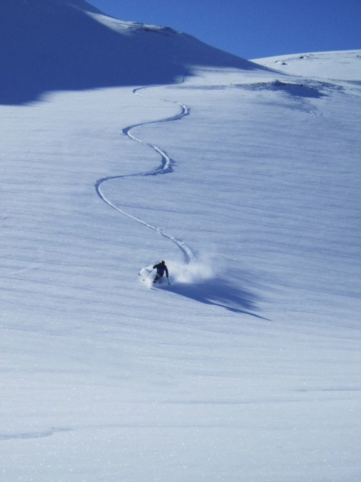 Anders ritar en fin bild.. Foto: Sebastian Percival. Åkare: Anders Abelmann.