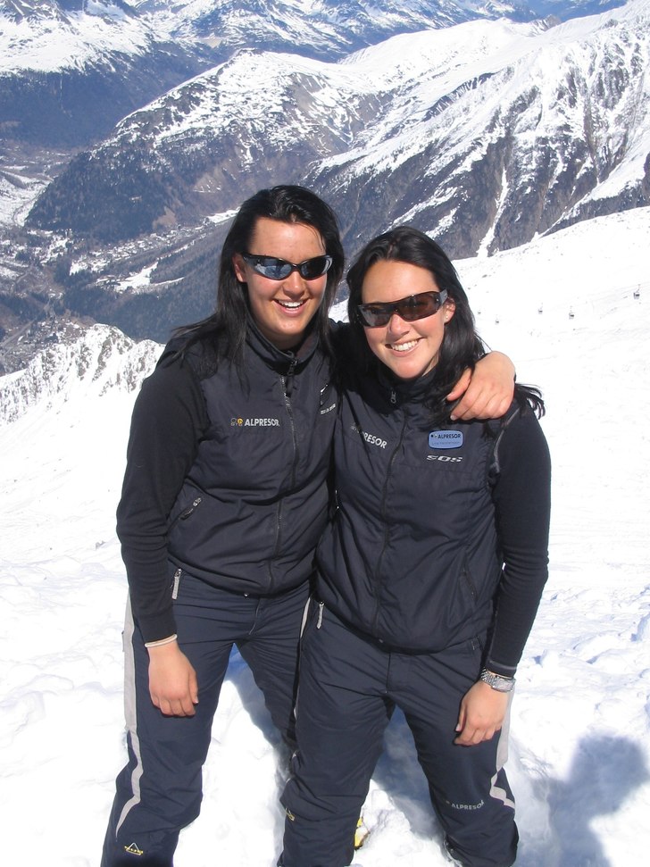 Dream team courmayeur! Maria & jag på picnic�. Foto: Mumlan.