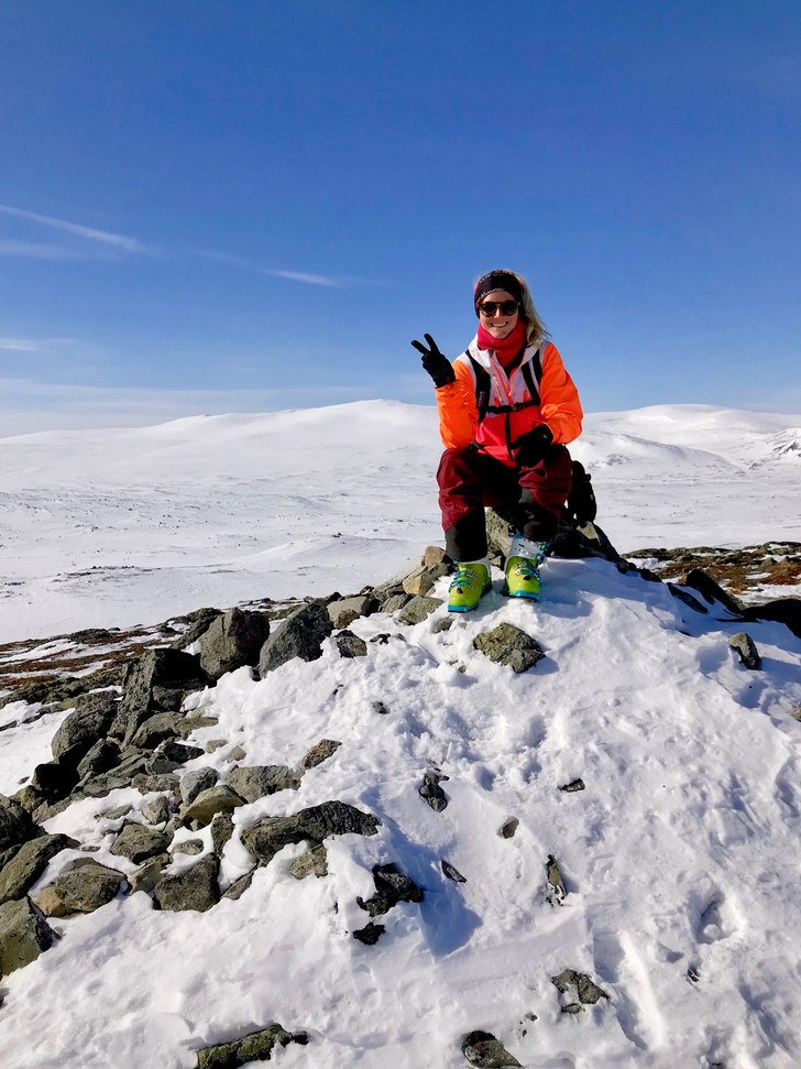 Topptur på Svansjökläppen.