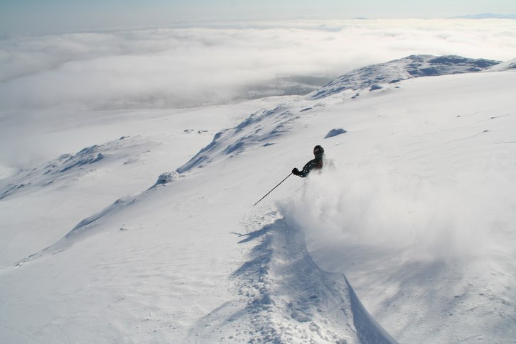 En fin dag på baksidan, hann med två vändor och. Foto: Peter Karlbom. Åkare: Eric Tornblad.