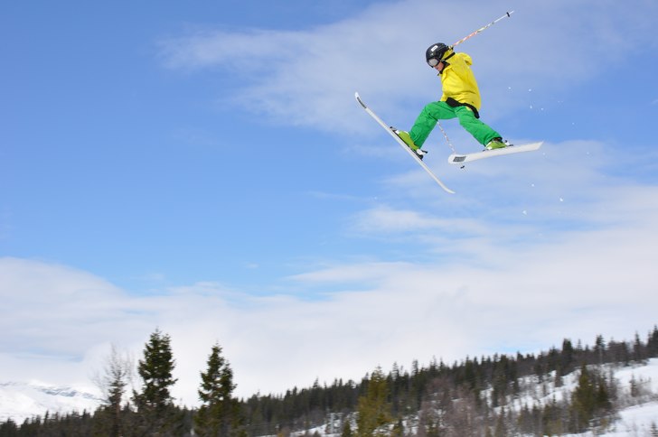 Big Air. Foto: Ella Atterlid. Åkare: Hugo Atterlid.