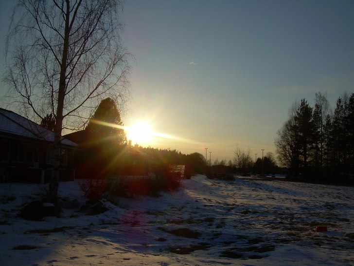 en vacker solnedgång. Foto: johan ivarsson. Åkare: solen.