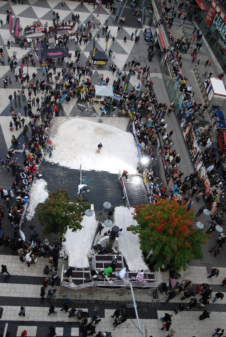 Klättrade upp i höghuset för att hitta min egna. Foto: Martin Bohlin.