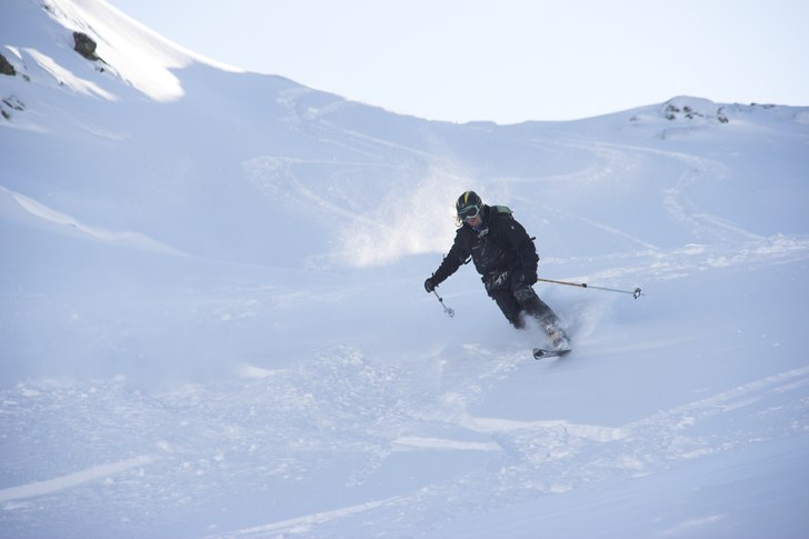 Hemsedal igen... rätt härligt ställe faktiskt, . Foto: Jerker Bengtsson. Åkare: Andreas Wiklund.